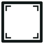 Crop SVG Icon